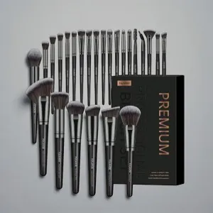 Maange 25 Pieces Professional Makeup Brush Set – Black (China)