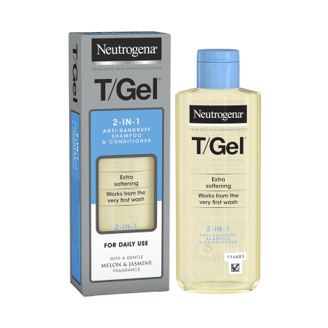 Neutrogena T/Gel 2-In-1 Anti Dandruff Shampoo & Conditioner 150ml (Greece)