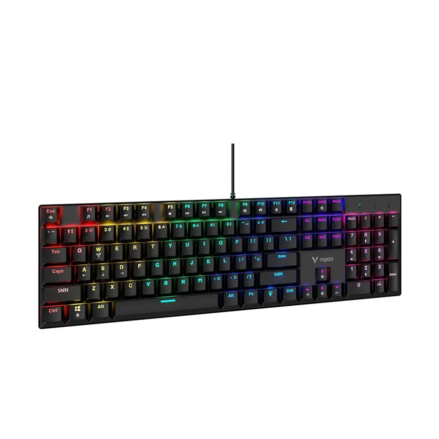 Rapoo GK500 Wired (Blue Switch) Black Mechanical Gaming Keyboard