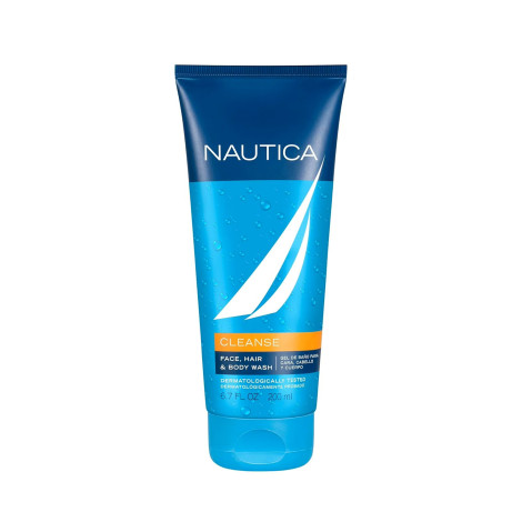 Nautica Cleanse Face Hair & Body Wash 200ml (USA)