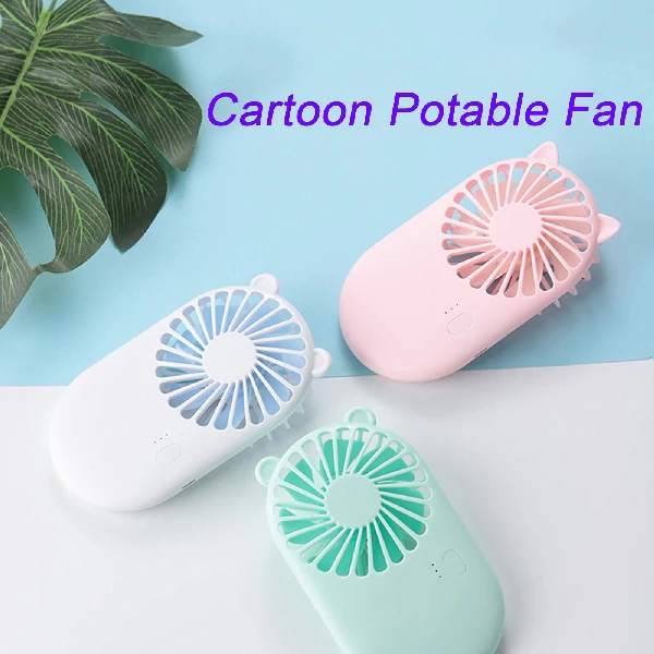 A8 Mini portable, rechargeable cartoon fan with 800mah battery