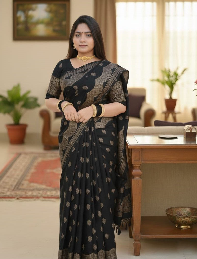 Skin Print Silk Saree, 4 Colour Choices, Matching Blouse