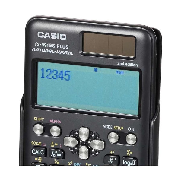 Casio fx-991ES Plus 2nd edition 12 Digit (10 & 2) Non Programmable Black Scientific Calculator