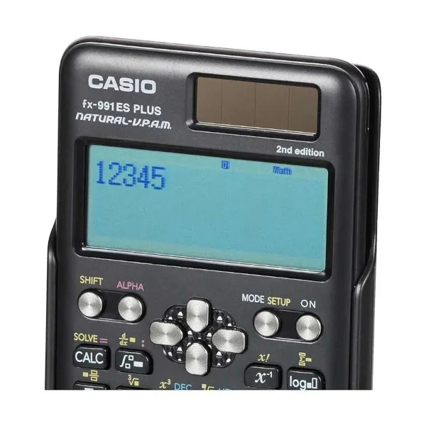 Casio fx-991ES Plus 2nd edition 12 Digit (10 & 2) Non Programmable Black Scientific Calculator