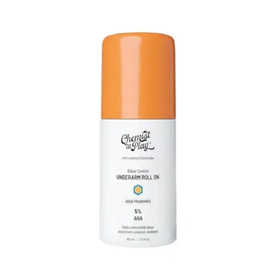 Innovist Chemist at Play 5% AHA Woody Musk Fragrance Underarm Roll On 40ml (India)