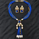 Premium Turkish Crystal and Pearl Necklace Set