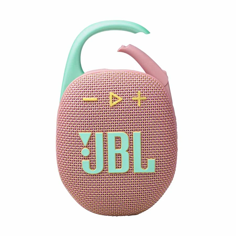 JBL Clip 5 Pink Ultra-Portable Bluetooth Speaker