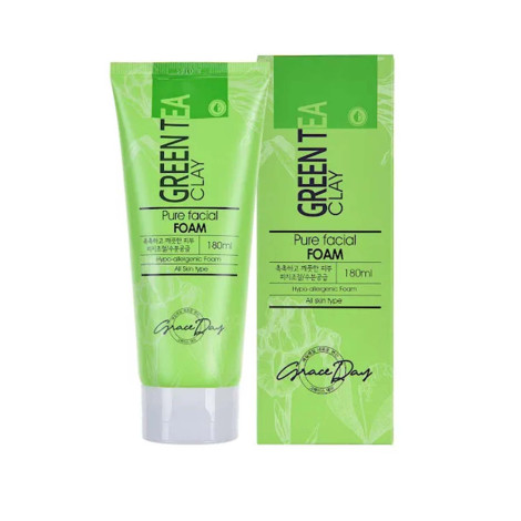 Grace Day Green Tea Clay Pure Facial Faom 180ml (Korea)