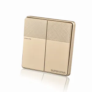 Super Star Gold Ray 2 Gang Switch