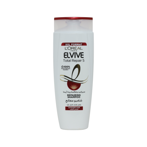 L'Oreal Elvive Total Repair 5 Repairing Shampoo for Damaged Hair 600ml (Egypt)