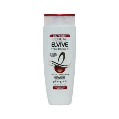 L'Oreal Elvive Total Repair 5 Repairing Shampoo for Damaged Hair 600ml (Egypt)
