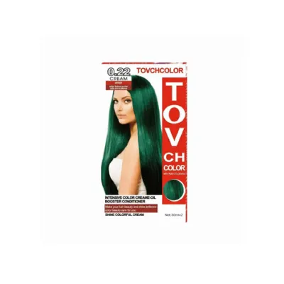 Tovch Hair color 30ml*2 -  0.22 Green (China)