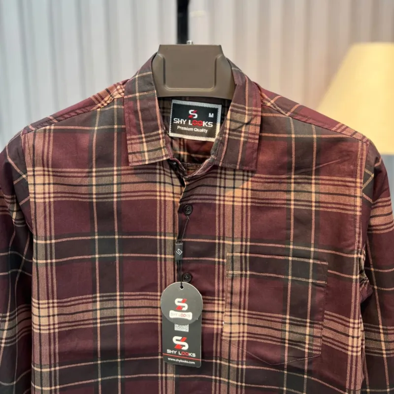 Shy Looks Premium Pure Cotton Check & Print Shirts