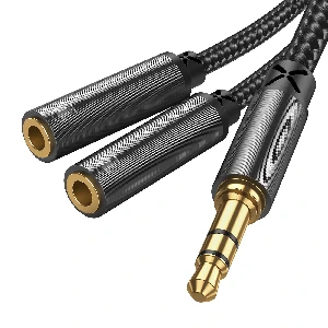 Joyroom SY-A04 Male to Female Y-splitter Audio Cable Support Voice Call