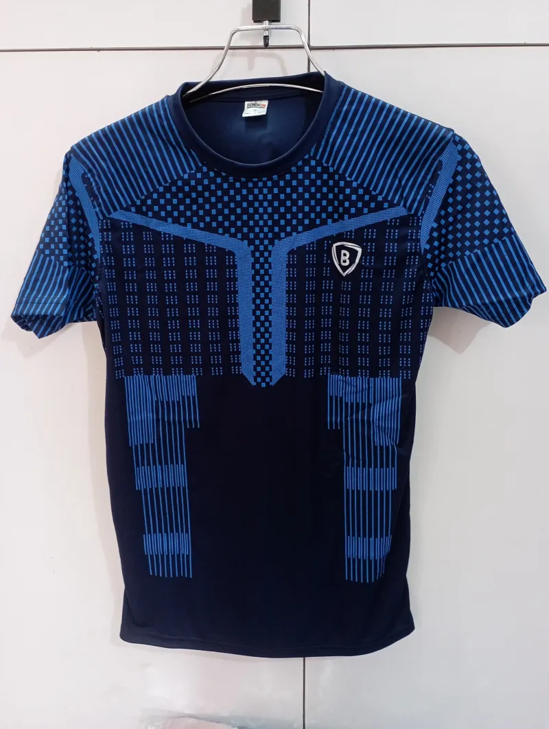 Stylish Comfortable sports T-Shirt(Navy Blue)