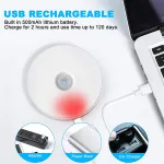 Wireless Motion Sensor LED Wall Night Light with USB Charging