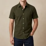 kaizar cotton Half sleeves Shirt For Men's