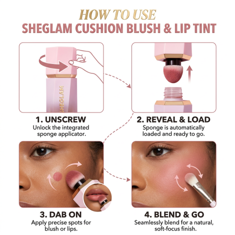 Sheglam Color Bloom Liquid Blush - Swipe Right (China)