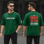 Men's 160 GSM Mesh Fabric Drop Shoulder Tee, 4 Colours