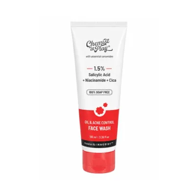 Innovist Chemist at Play  Oil & Acne Control Face Wash 100ml (India)