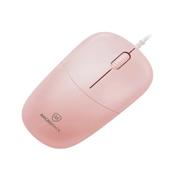 Micropack M-105 Silent Pink Wired Optical Mouse