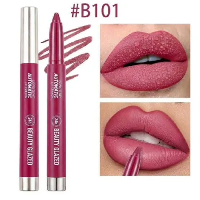 Beauty Glazed Long Stay Automatic Lip Crayon - B101 Red Wine (China)
