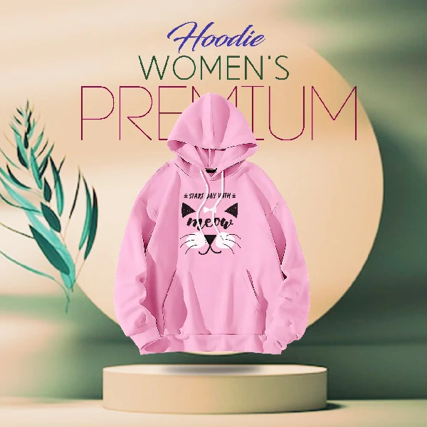 Premium Comfortable Stylish Ladies winter hoodie