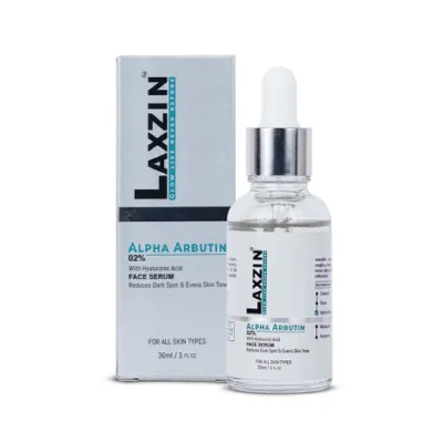 Laxzin Alpha Arbutin 0.2% With Hyaluronic Acid Face Serum 30ml (Bangladesh)