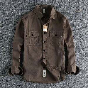 Premium High Thickness Double Pocket Shirt