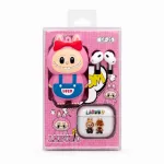 Labubu Doll Wireless Earbuds Set – Cute Pop Mart The Monsters Character Case with Crystal Clear Sound, Deep Bass & Bluetooth TWS Earphones