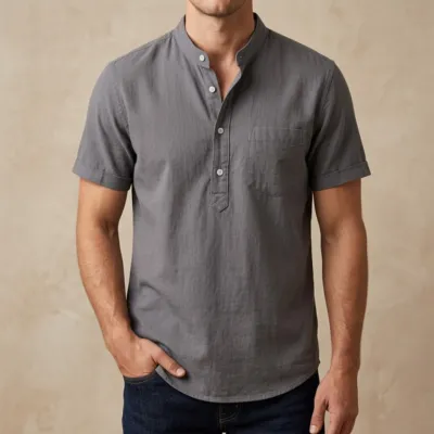 kaizar cotton  Half sleeves katua For Men's