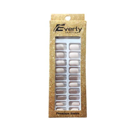 Everly Natural Fake Nails 24pcs - H204 (China)