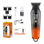 Kemei Km-1741 1200mAh Excellent Lithium Battery Hair Shaver Splicing Color Design Brand Hair Clipper Shop Online Brand Trimmers