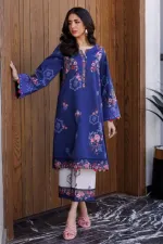 Women's Cotton Silk Dress Set in Sizes 38 and 40