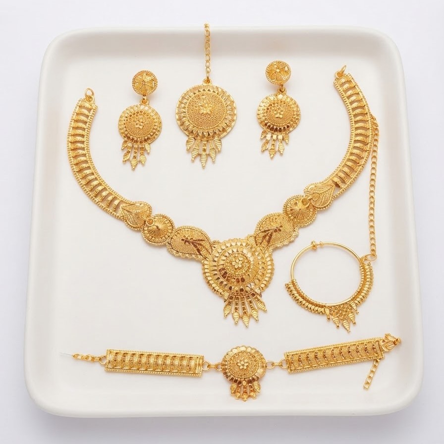 Bridal and Festive Gold-Plated Jewellery Sets – A Unique Look for a Royal Appearance!
