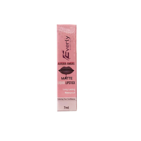 Everly Beauties Aurora Matte Liquid Lipstick - Pink Mirage (China)