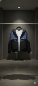 Women's Denim and Blazer Cotton Jacket, 10 Oz Denim, 320 GSM