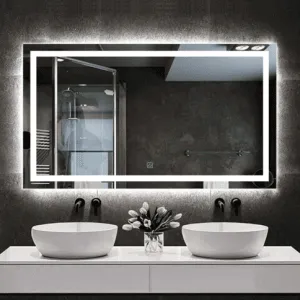 LED Touch Mirror Rectangle | High intensity LED Mirror (24x36 Inch)
