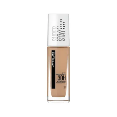 Maybelline Super Stay Active Wear Foundation 30H - 10 Ivory (France)