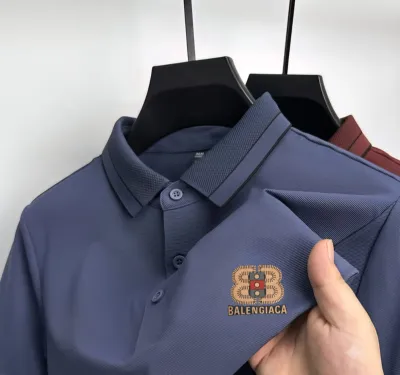 Men's PK Cotton Polo Shirt with Sticker Logo, M to XXL