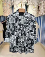 Men's Pure Cotton Double Pocket Summer Shirt, Cup Buttons
