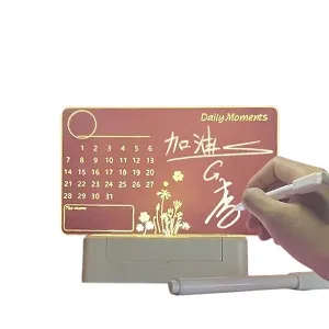 3D Acrylic Note Board Night Light