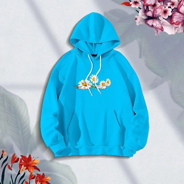 Premium Comfortable Stylish (Sunflower-pest) Ladies winter hoodie