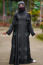 Afrin Stone Borka in Afran Fabric, Body 36 to 46