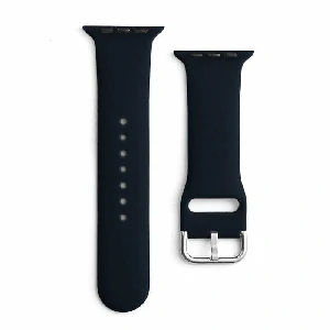 42mm-45mm Silicone Strap For smartwatch – Black Color