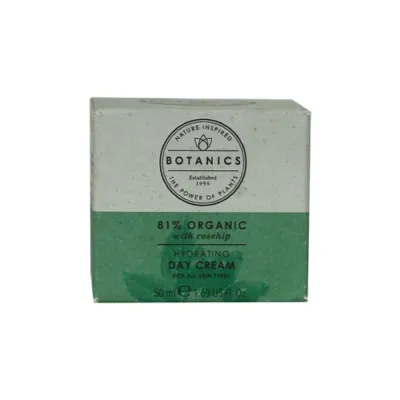 Botanics 81% Organic Rosehip Hydrating Day Cream 50ml (UK)