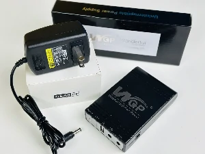 WGP mini UPS + GearUp Adapter Combo Pack (5/12/12V- 8800mAh + 12/3A)