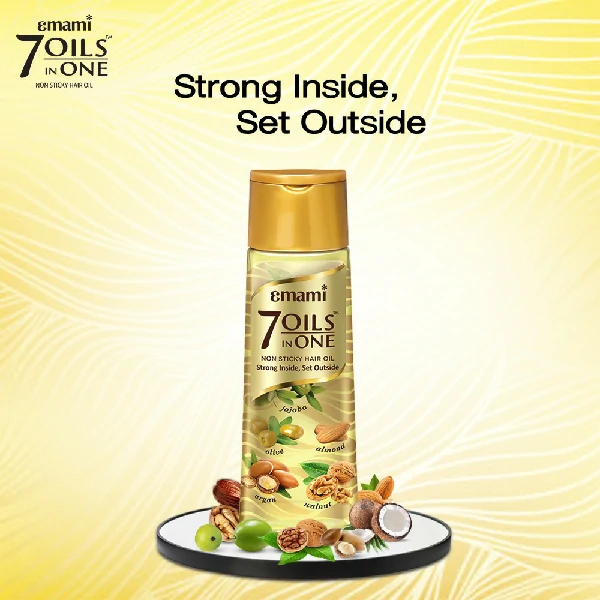 Emami 7 Oils in One Non Sticky Hair Oil (200ml)