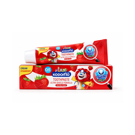 Kodomo Strawberry Cream Toothpaste Kids 0.5+yrs up 65g (Thailand)
