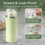 4-in-1 Travel Dispenser Bottle Set
